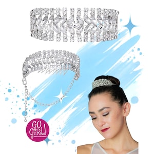 Bun Wrap Crown "Regal Baguette"- Bun Crown - Bun Size Tiara - Bun Tiara - Hair Bun Crown - Ballet Bun Hairpiece