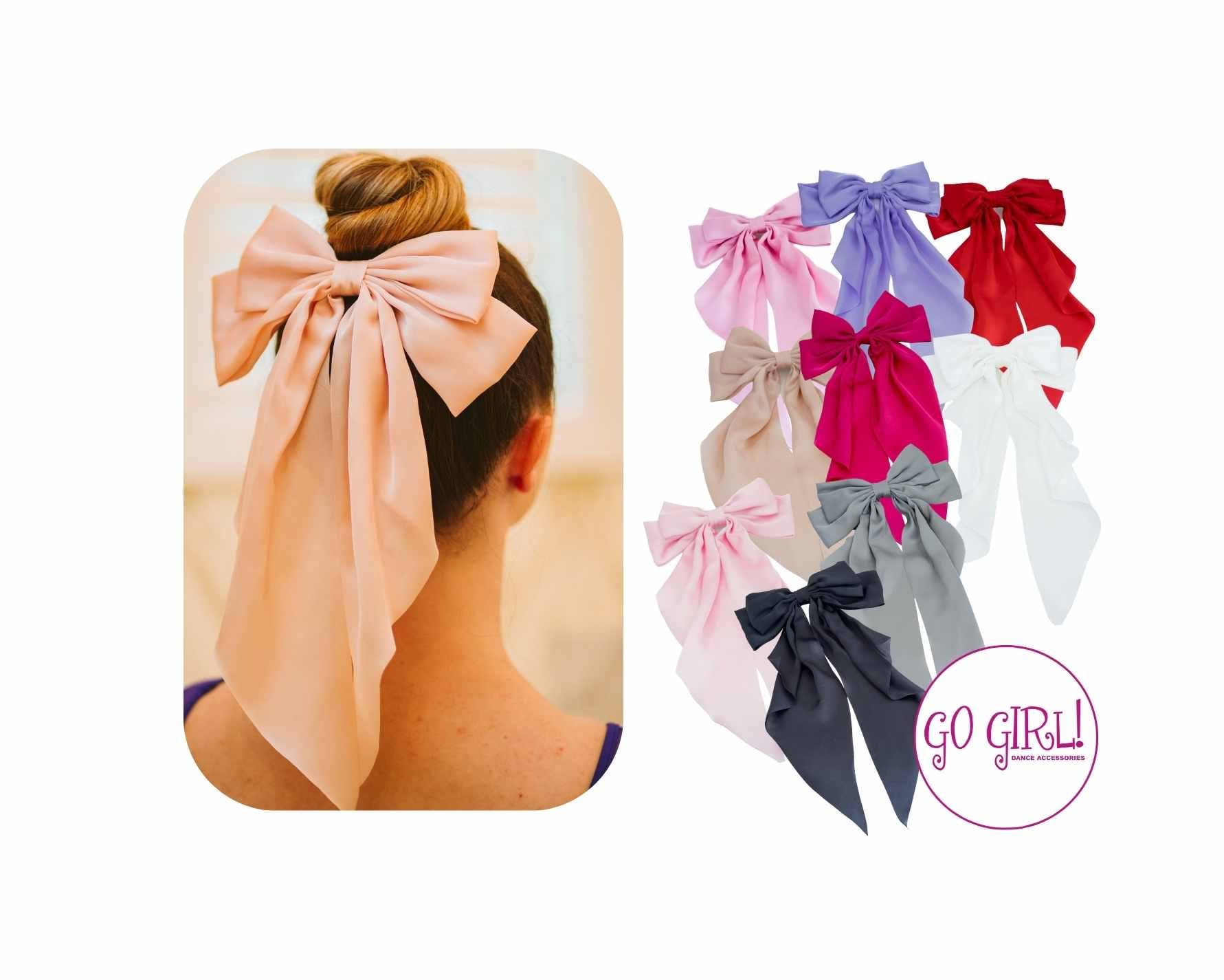 Noeud Papillon Cheveux Jojo Siwa Signature Bow Avec Emoji Licorne - Noir Arc-en-ciel