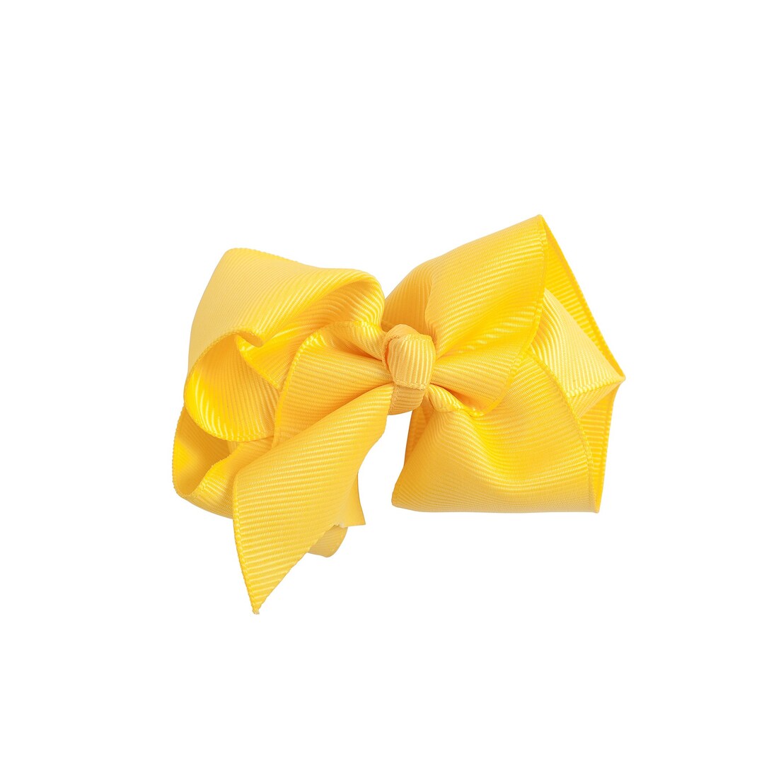 4 Inch Grosgrain Ribbon Hair Bow - French Clip Bow - Small Hair Bows ...