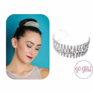 Bun Wrap Crown &quot;Regal Baguette&quot;- Bun Crown - Bun Size Tiara - Bun Tiara - Hair Bun Crown - Ballet Bun Hairpiece