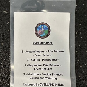 Med Pack Refill - (Pain)