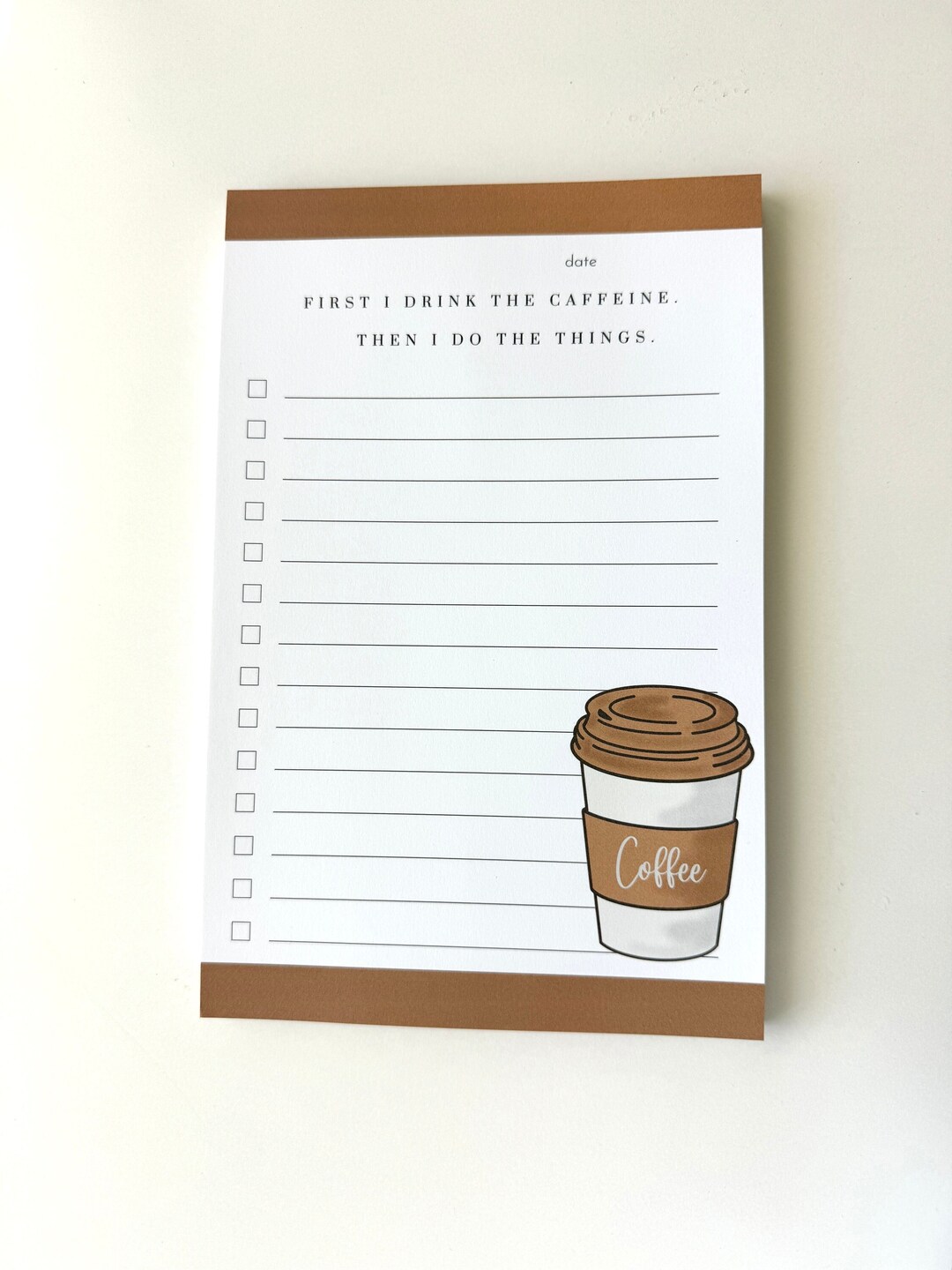 Coffee Persons Gift Note Pads, Funny Notepad Gift for Her, Coffee ...