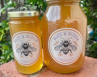 Raw Grapefruit Blossom Honey: Unfiltered, Unpasteurized - from Temecula, California