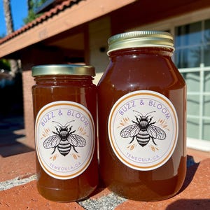 Raw Unfiltered, Unpasteurized Honey, Alfalfa Blossom, Southern California sourced and produced