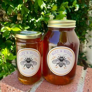 Raw Unfiltered, Unpasteurized Honey, Buckwheat, Southern California sourced and produced