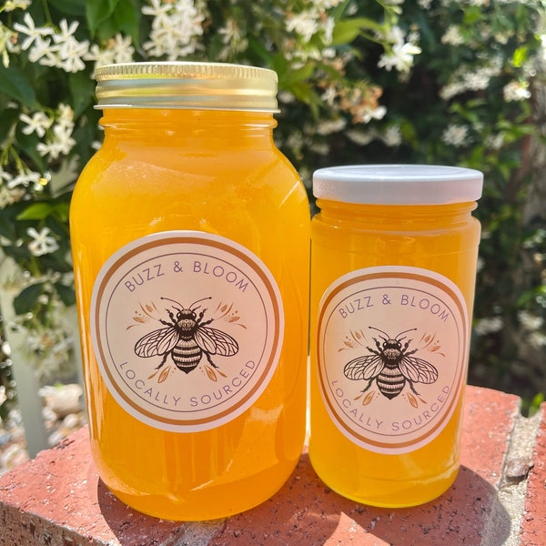 Raw Unfiltered, Unheated Honey, Sage, Southern California sourced and produced