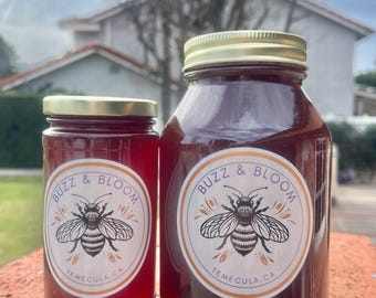 Raw Unfiltered, Unpasteurized Honey, Alfalfa Blossom, Southern California sourced and produced