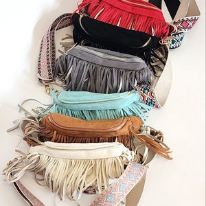 GICEY Fanny Packs for Women Cross Body Belt Bag for Women with Guitar Strap  PU Leather Crossbody Bags for Women Trendy Cute Designer Bum Bags for
