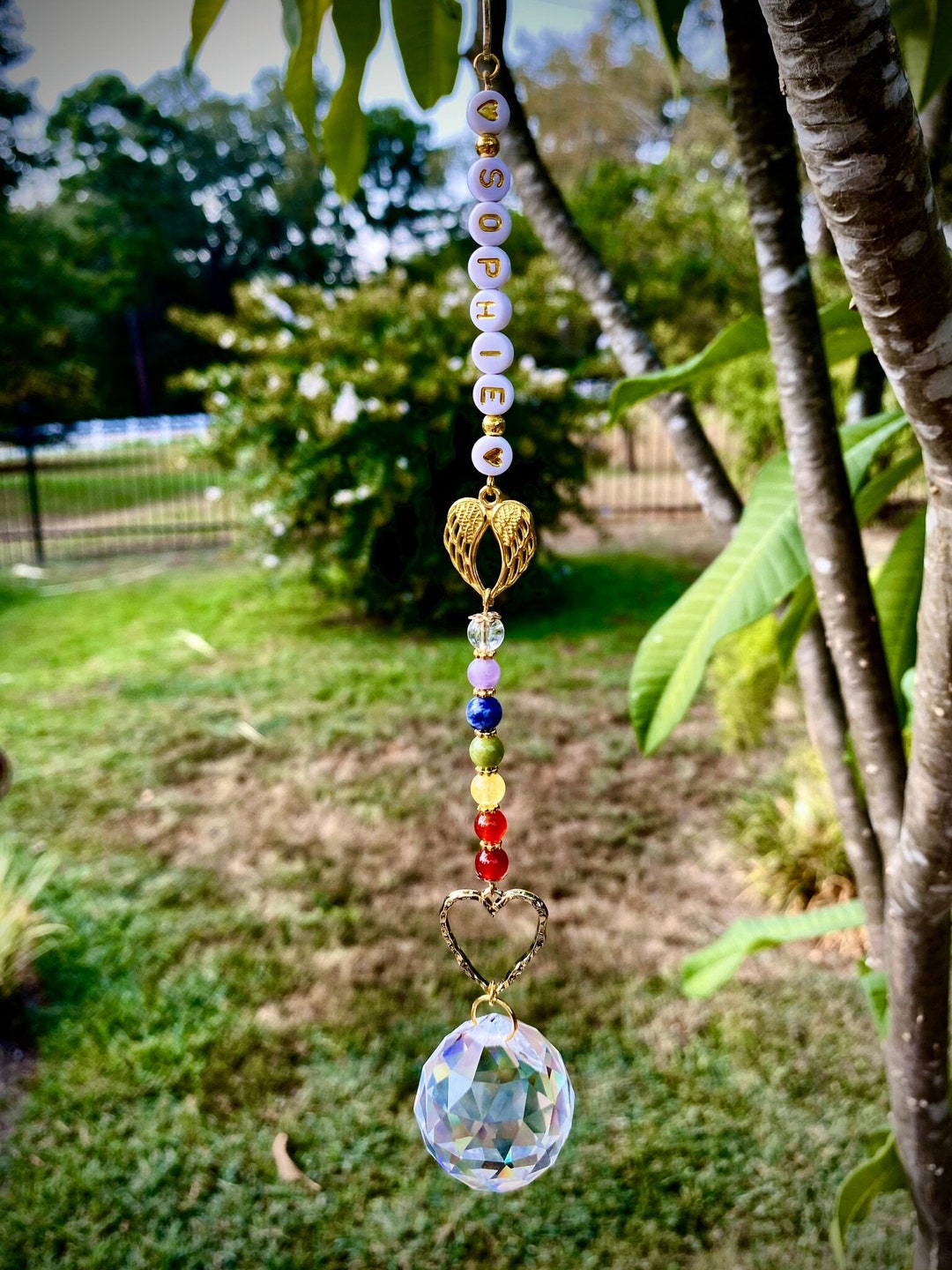 Custom Rainbow Bridge Pet Memorial Suncatcher | Personalized Pet ...