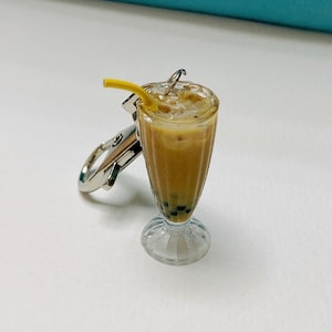 Milk tea | Bubble tea | Mini Drink Keychain
