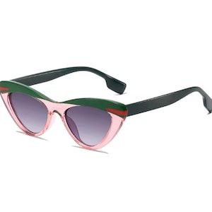 Pink and Green Sunglasses