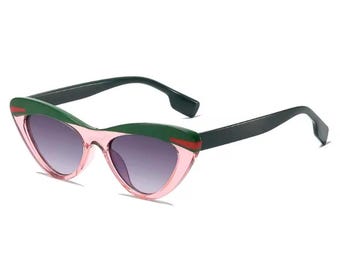 Pink and Green Sunglasses