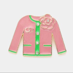 Pink and Green Pin