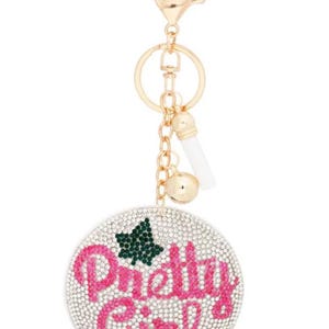 Pretty Girl Padded Keychain