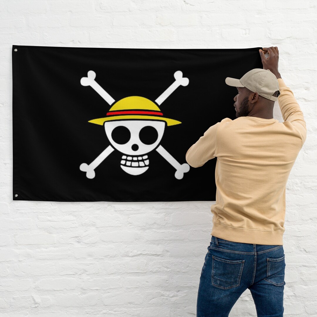 One Piece Pirates Flag Etsy