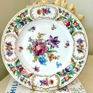 Dresden China Plate - Etsy