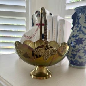 Solid Brass Basket