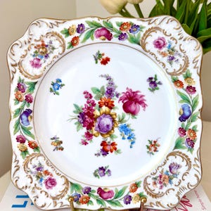Dresden China Plate - Etsy