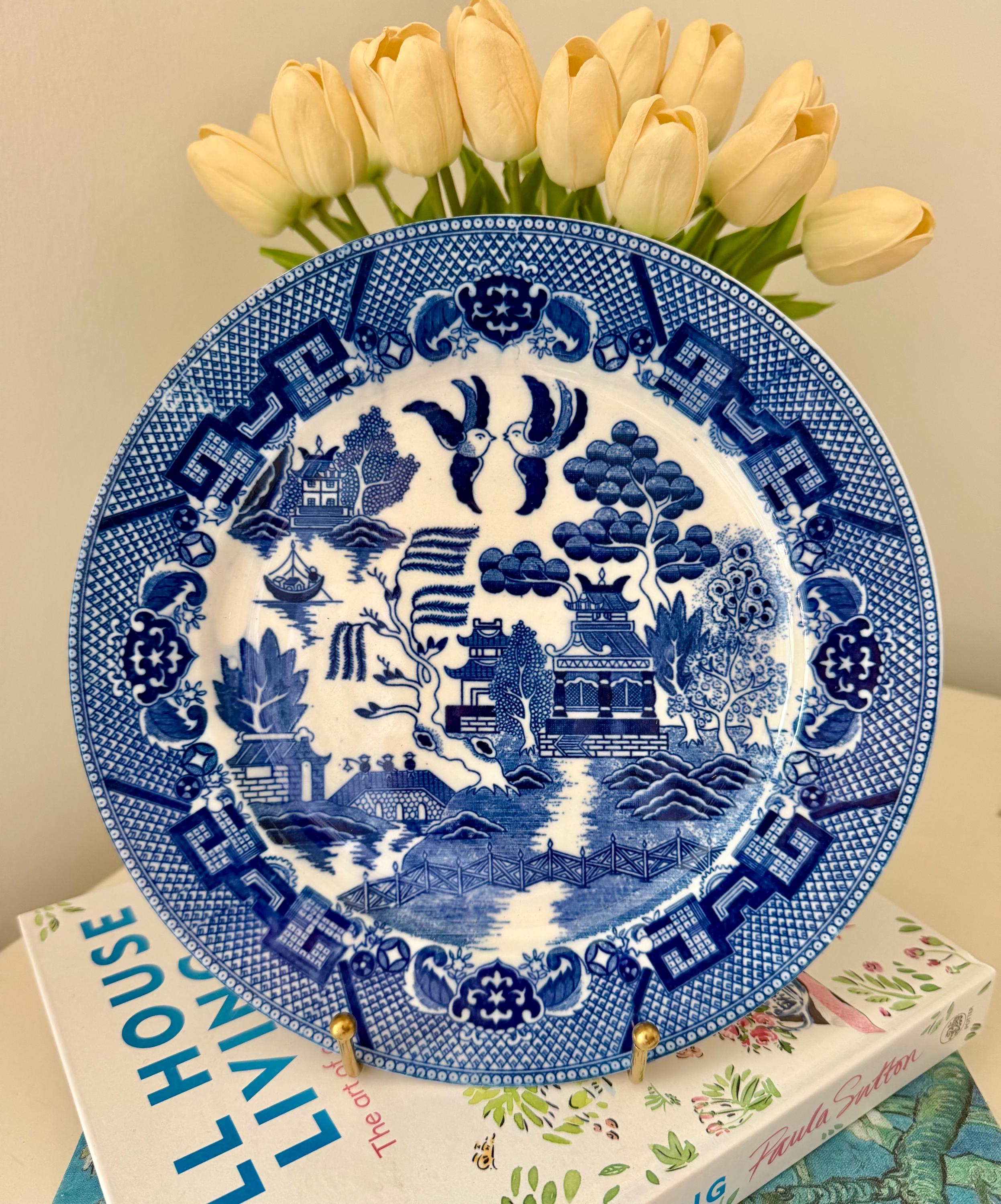 Japan Blue Willow Plate - Etsy