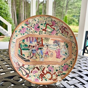 Rose Medallion 10” Decorative Plate