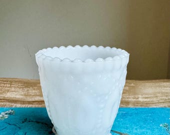 Milkglass Matches/Toothpick Holder