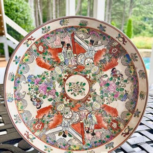 Rose Medallion 10” Decorative Plate