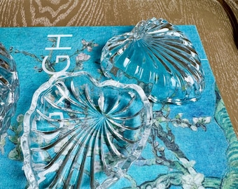 Heavy Glass Trinket Dish