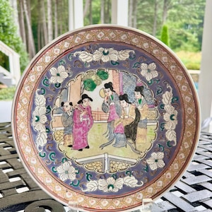 Rose Medallion 10” Decorative Plate