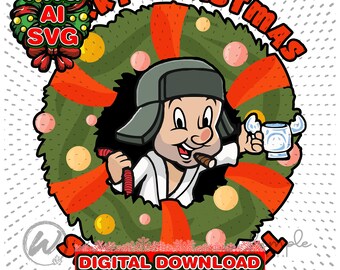 Cousin Eddie, Christmas Vacation, Shitter's Full, Christmas SVG, Cute Christmas Design, Lampoon, Cricut, Silhouette, POD, Digital