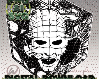 80er Jahre Horror, klassische Horrorfilme, Kultklassiker, Horror PNG, Pinhead, Cenobites, Hellbound, T-Shirt PNG, Tasse PNG, Cooler Horror svg