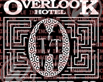 Overlook Hotel Horror PNG, Halloween Crafts (Digital Download)