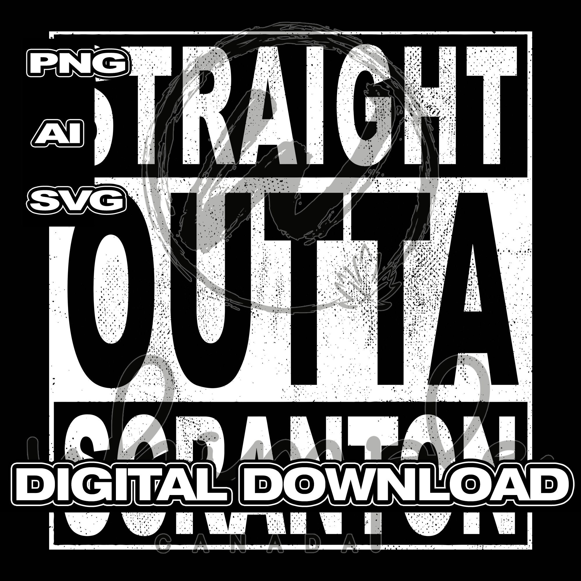 T-Shirt Donna Straight Outta Scranton - Girocollo Nero, 100% Cotone Morbido, Regular Fit, Prodotta In Europa