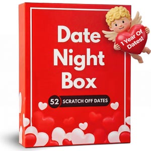Date Night Box: 52 Scratch-Off Date Idea Cards for Couples
