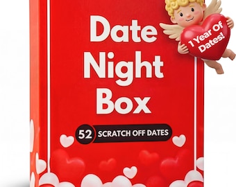 Date Night Box: 52 Scratch-Off Date Idea Cards for Couples