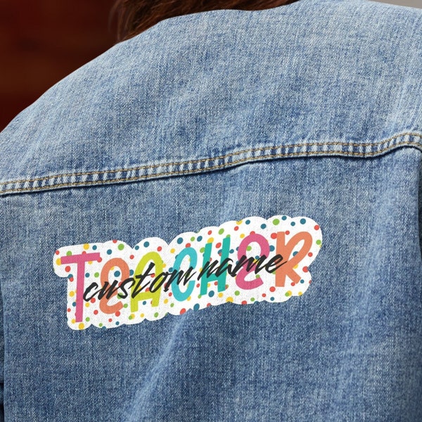 Teacher Appreciation Jacket Etsy