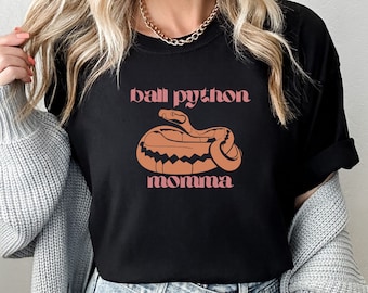 Ball Python Momma Pet Snake Short Sleeve Tee | Reptile Owner Herpetology Animal Lover Gift