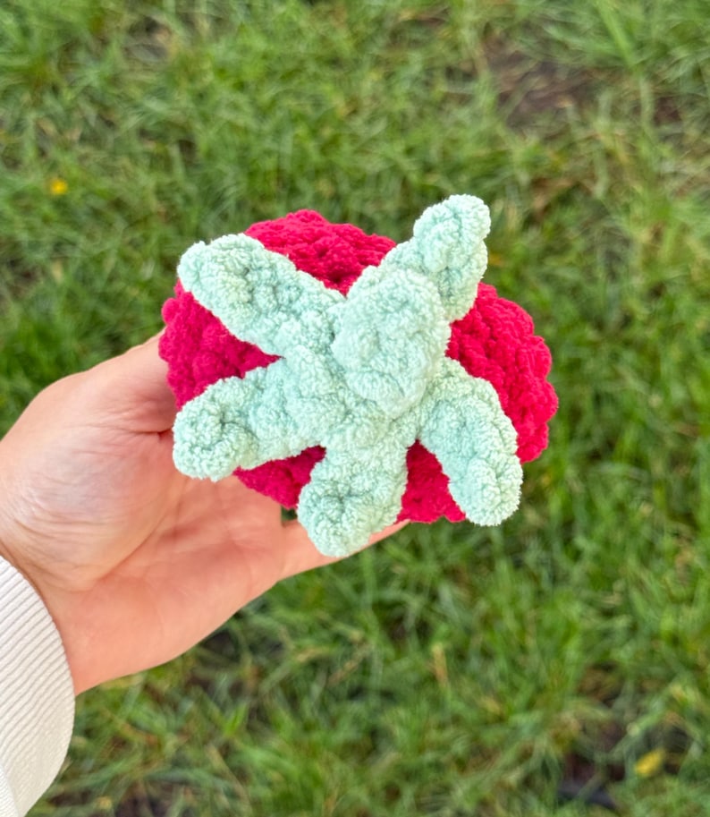 Fuzzy Strawberry Car Gear Shifter Cover zdjęcie 7