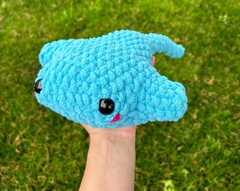 Hand Crocheted Stingray Plush
