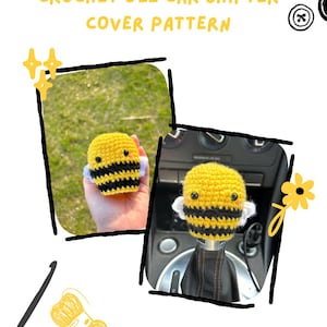 Crochet Bee Gear Shifter Pattern English