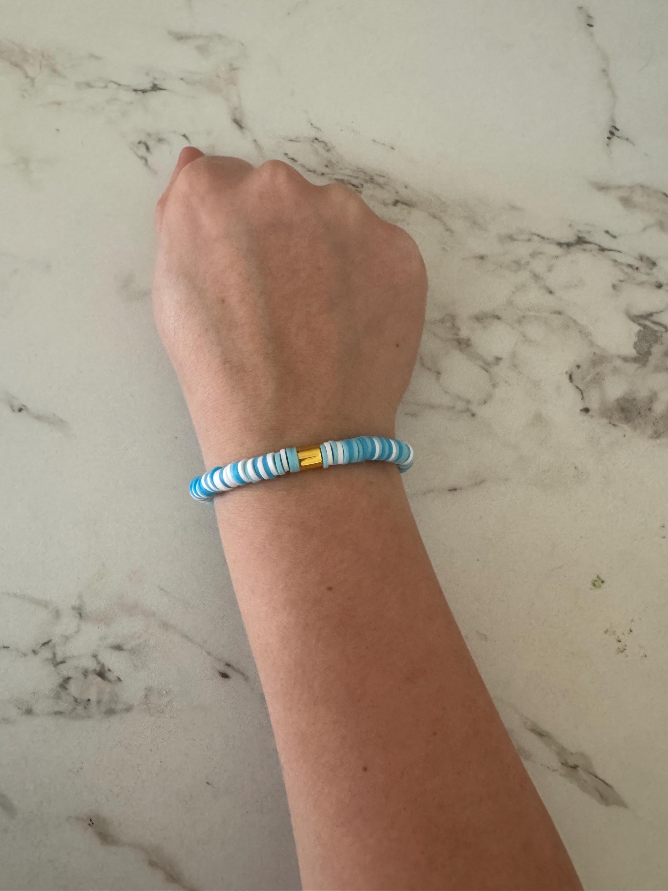 Blue Sea barrel bracelet