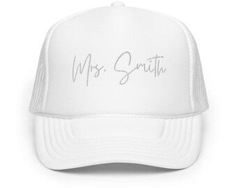 Customizable Mrs. Trucker Hat