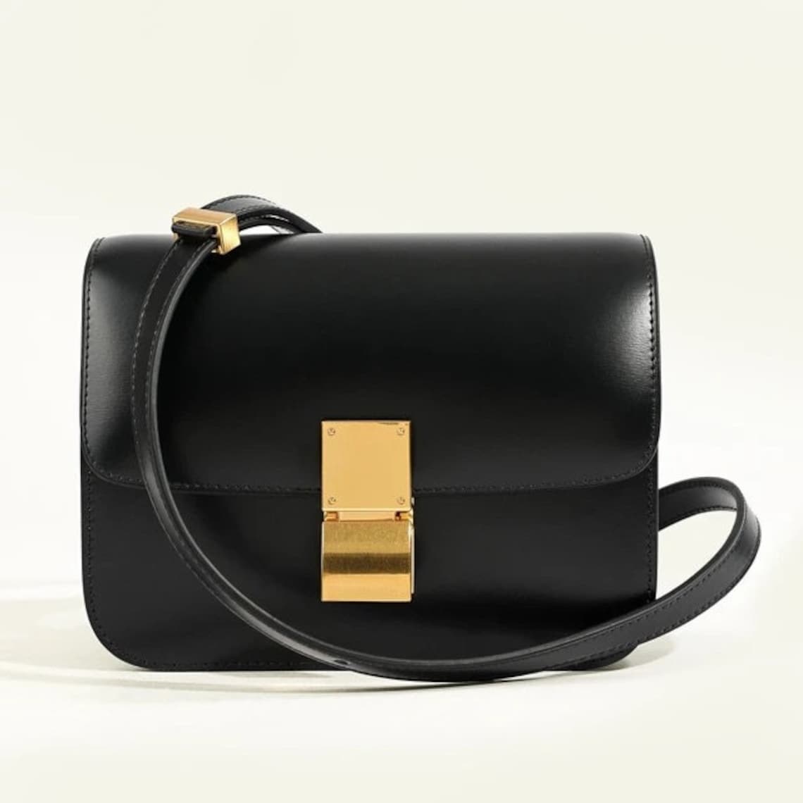 One Shoulder Soft Leather Small Square Stitching Women's Cross-body Bag