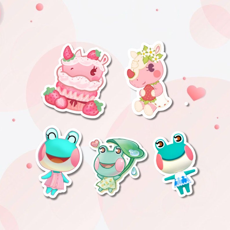 Printable Animal Crossing Stickers ANCH New Horizons - Etsy