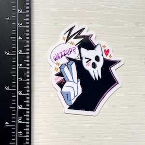 Kitty Lord Death | Soul Eater | Holographic Vinyl Sticker