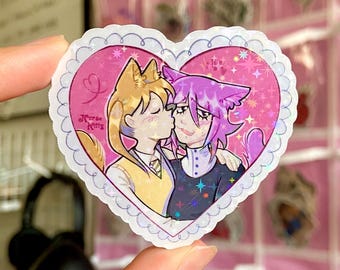 Maka x Crona Heart | Soul Eater | Fan Art | Vinyl Sticker