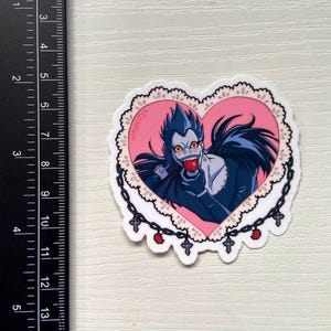 Shinigami Ryuk | Notizbuch Death Anime | Holografischer Vinyl-Aufkleber