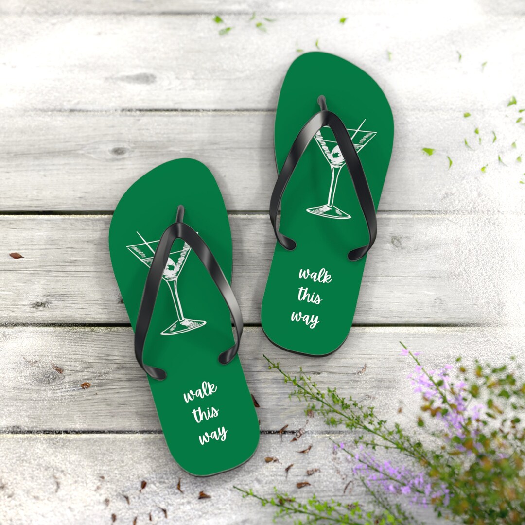 Custom Flip Flops Dry Martini Women's Shoe Summer Flip Etsy