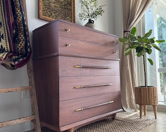 Vintage Peppler’s Mid-Century Modern Dresser – Fully Restored