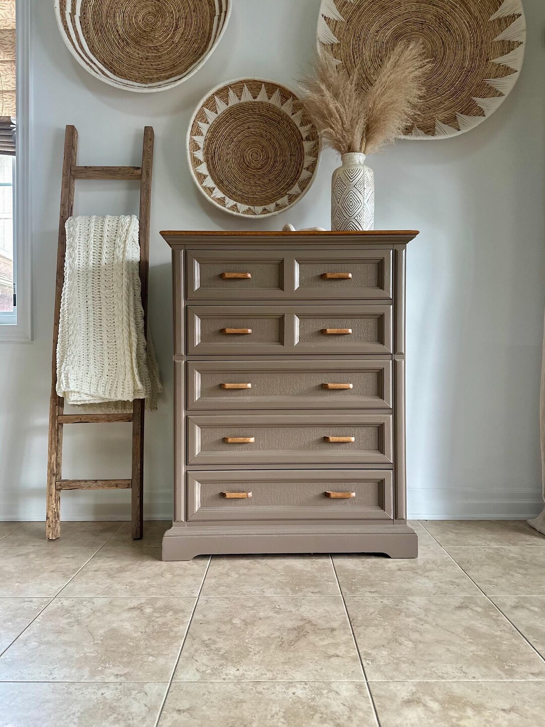 SOLD Refinished Vintage Dresser - Etsy