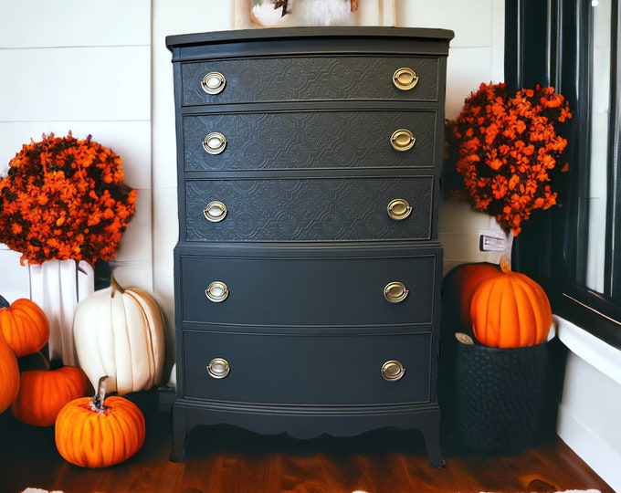 SOLD - Refinished Vintage Dresser - Etsy